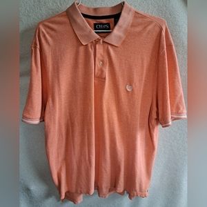 Men's Orange Chaps Natural Stretch Polo Shirt